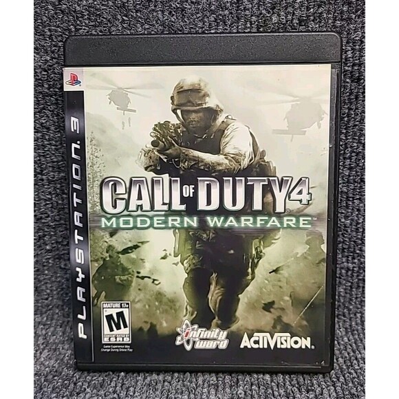 PS3 Call of Duty 4 Modern Warfare Playstation 3 No Manual Tested - Picture 1 of 4